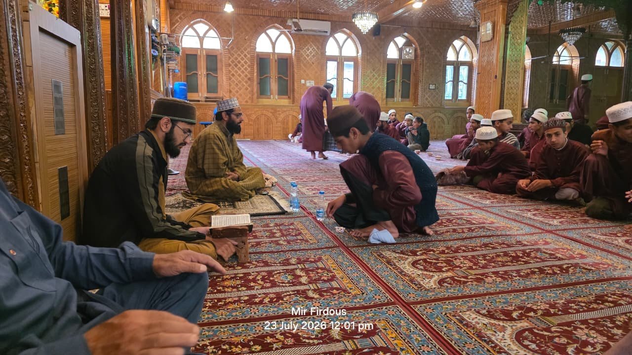 Recital of Holy Quran (by heart) in one sitting.